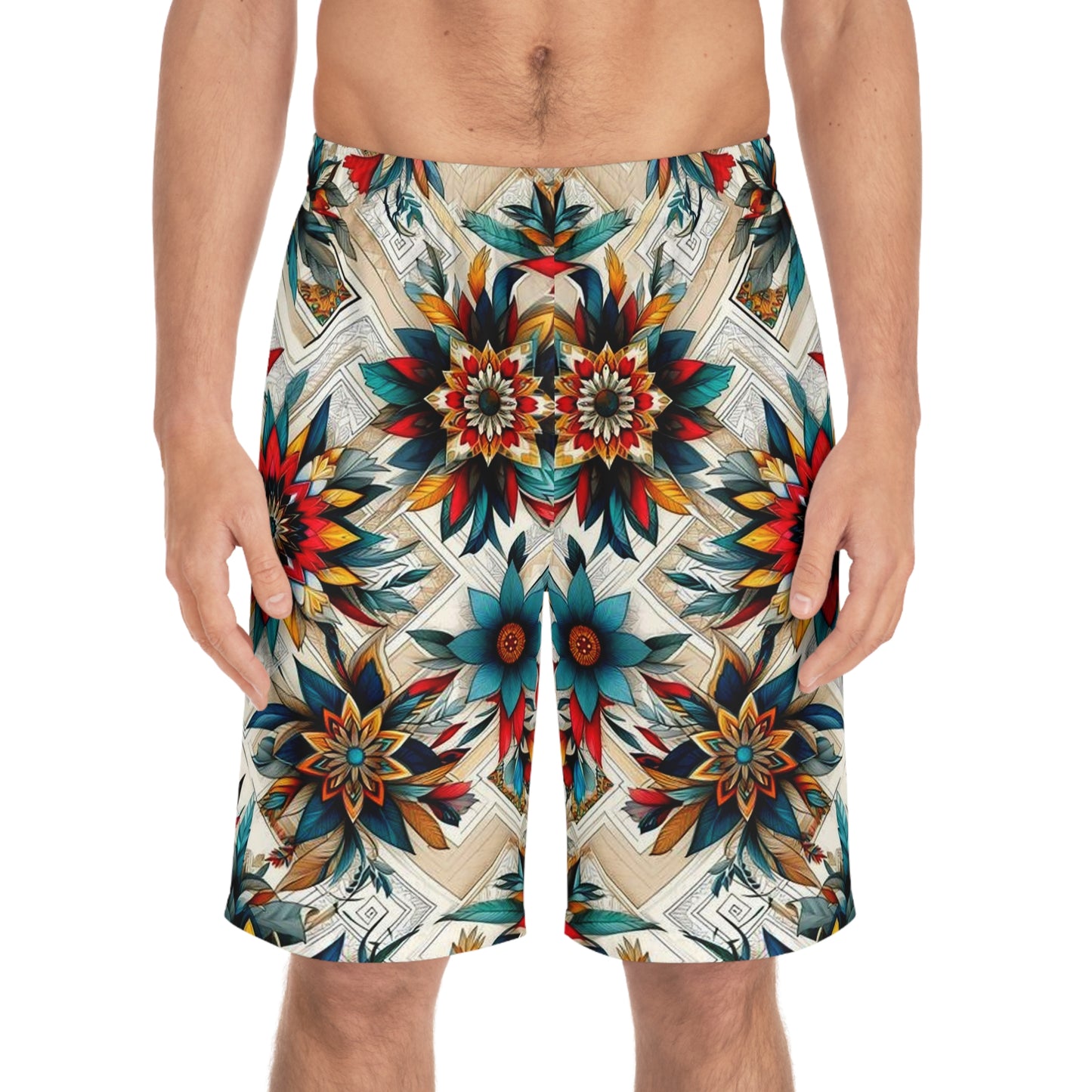 Juicy Clams Men's Board Shorts (H054)
