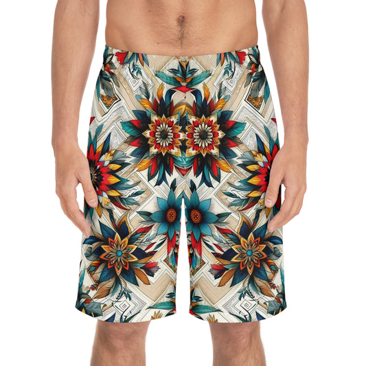Juicy Clams Men's Board Shorts (H054)