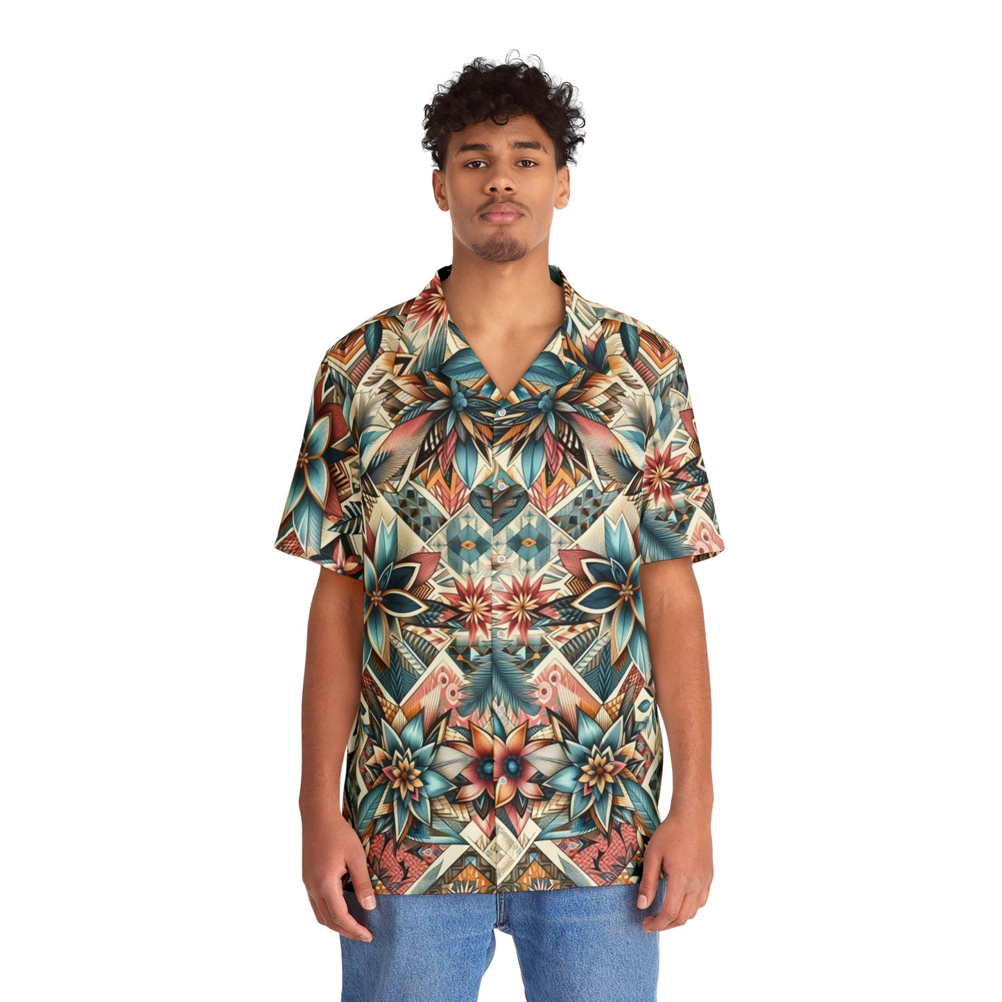 Juicy Clams Men's Hawaiian Shirt (1123)