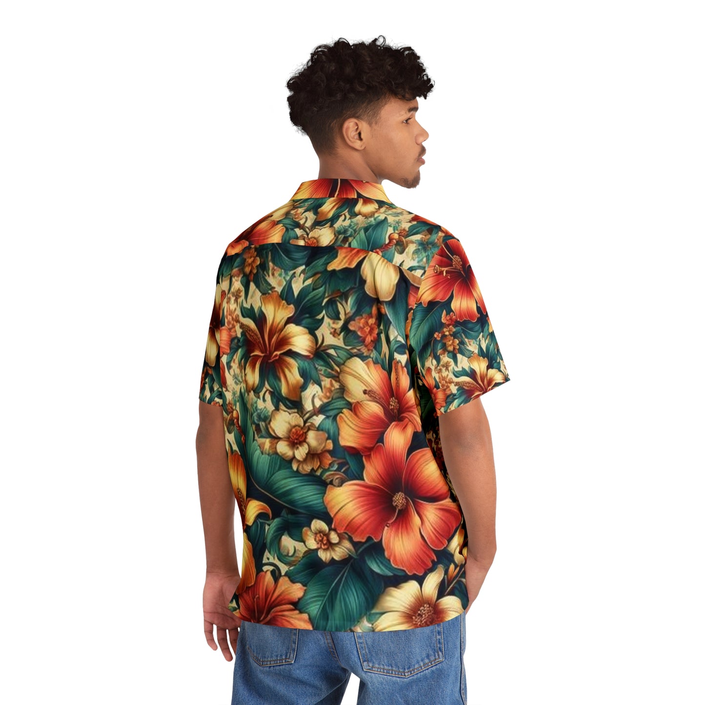 Juicy Clams Men's Hawaiian Shirt (1089)