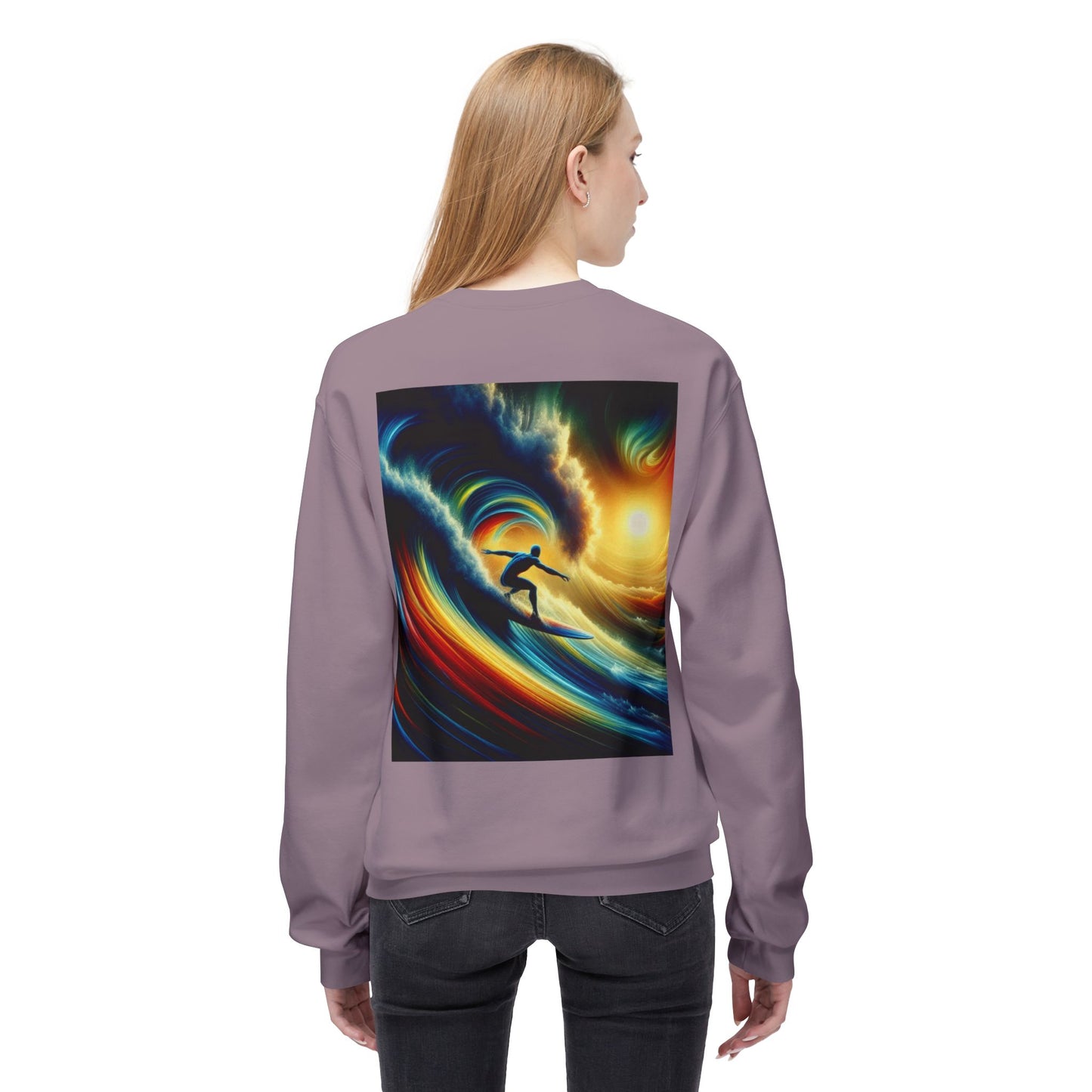 Juicy Clams Unisex Midweight Fleece Crewneck Sweatshirt (D023)