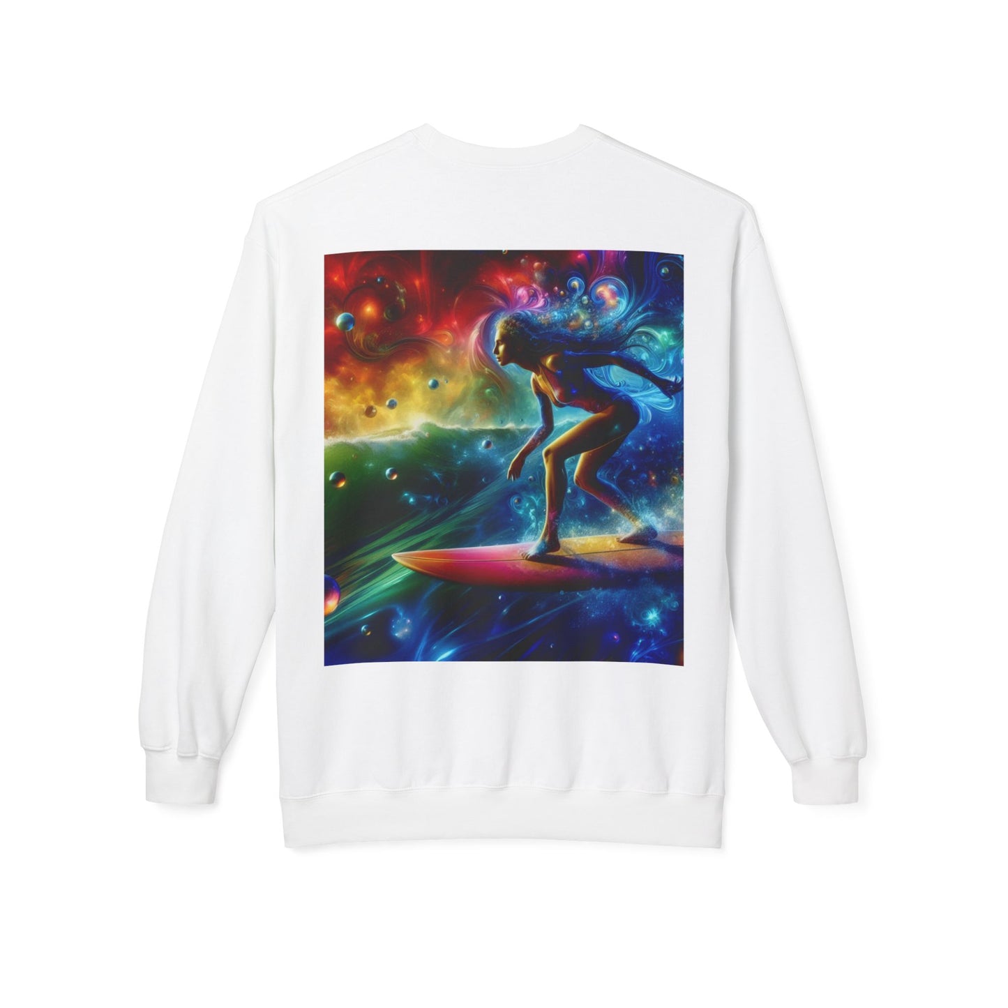 Juicy Clams Unisex Midweight Fleece Crewneck Sweatshirt (D007)