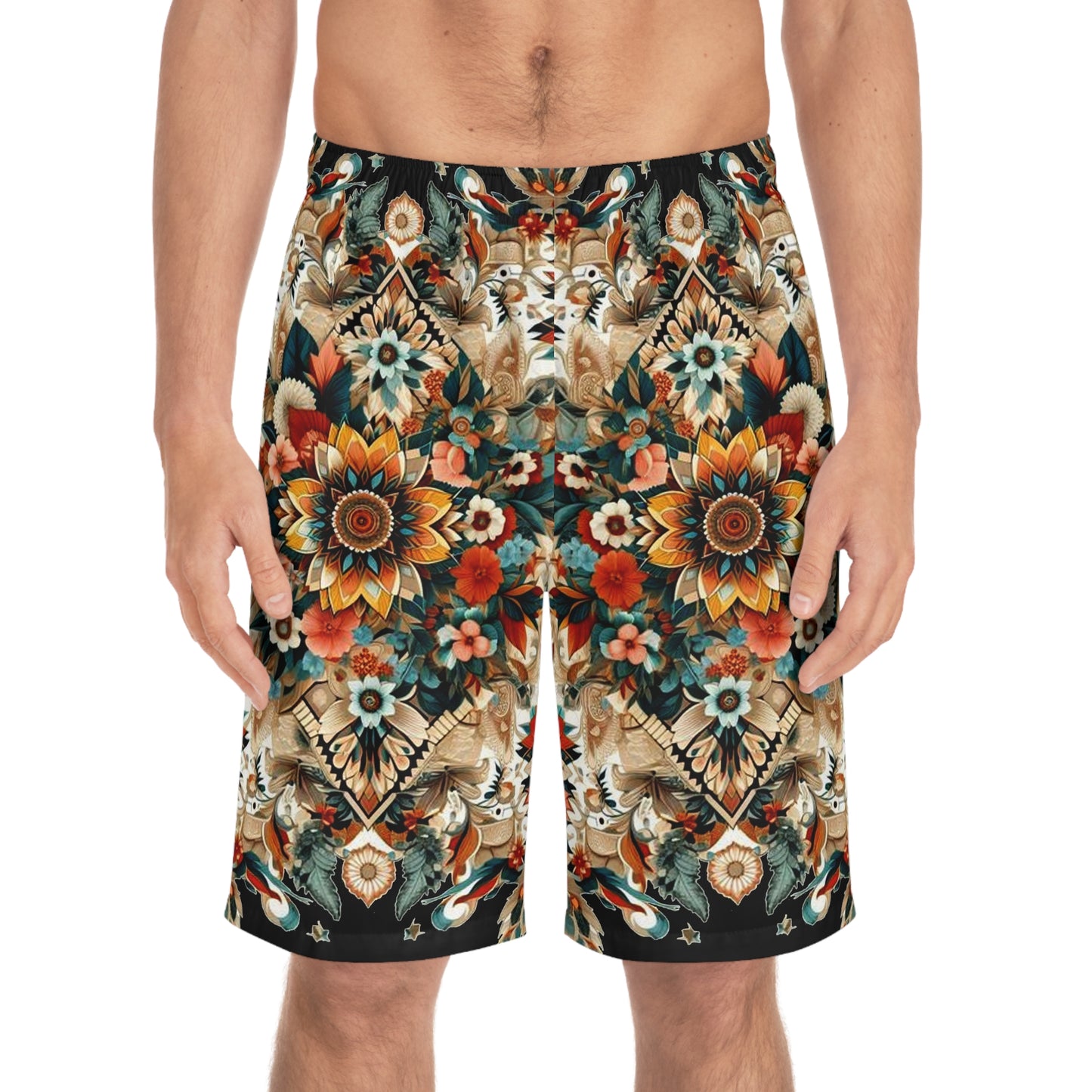 Juicy Clams Men's Board Shorts (H066)