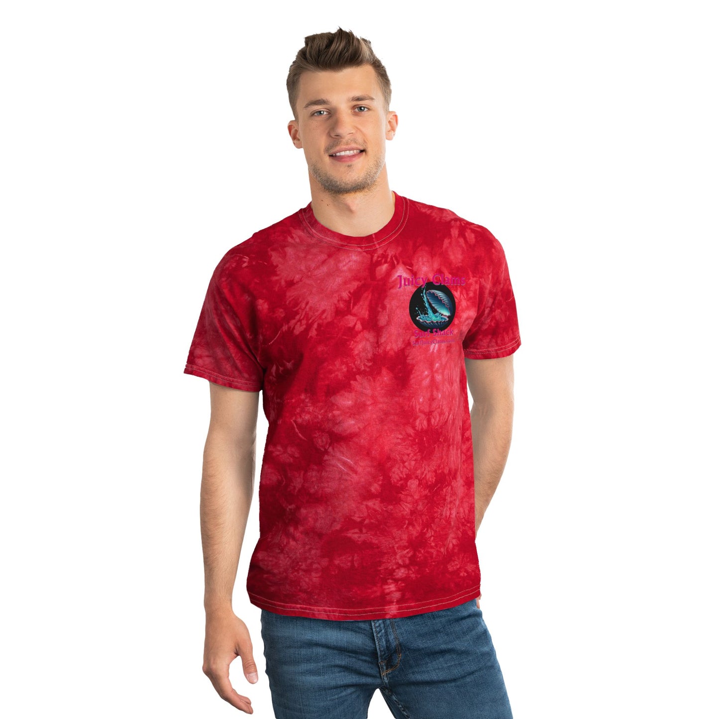 Juicy Clams Tie-Dye Crystal Tee (L010)