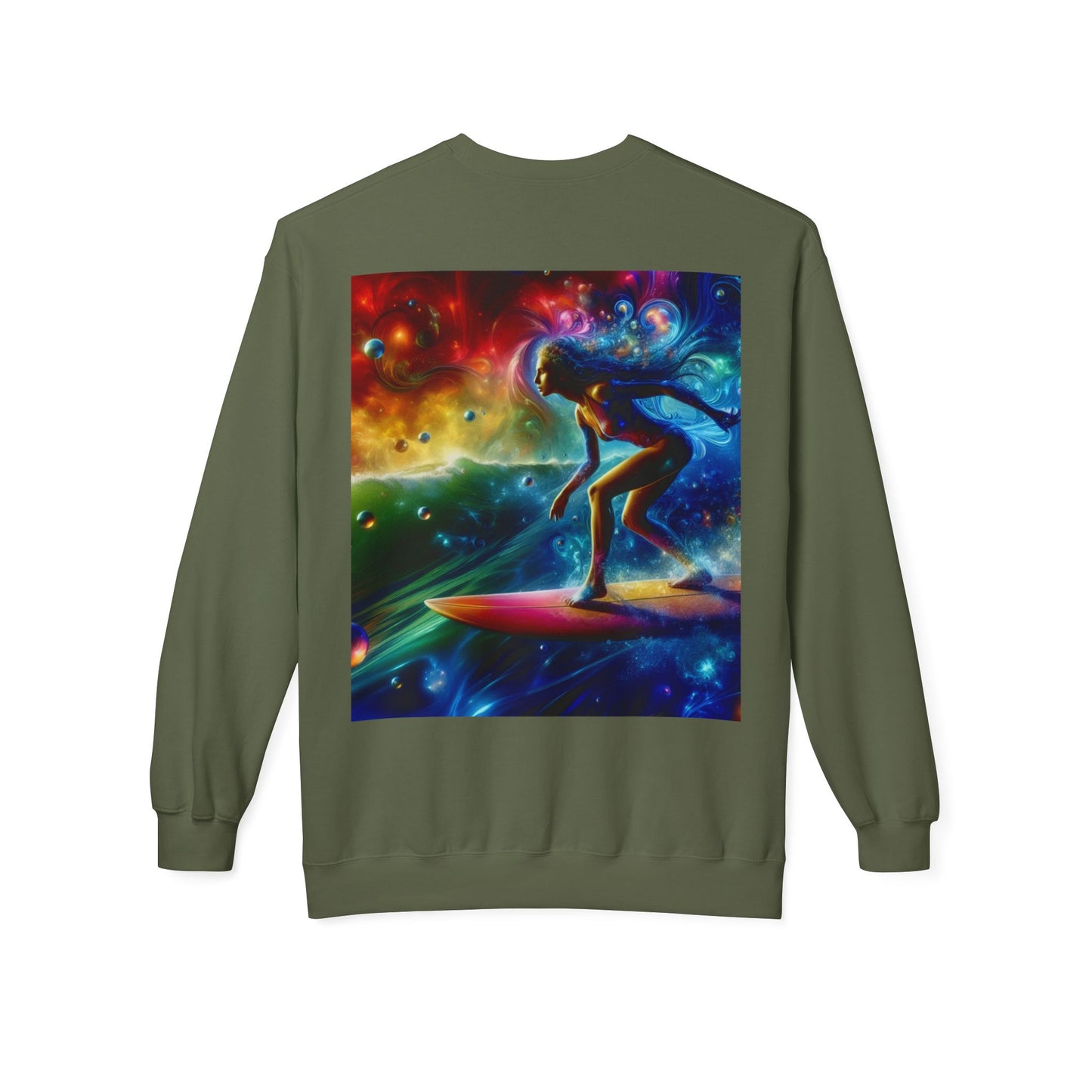 Juicy Clams Unisex Midweight Fleece Crewneck Sweatshirt (D007)