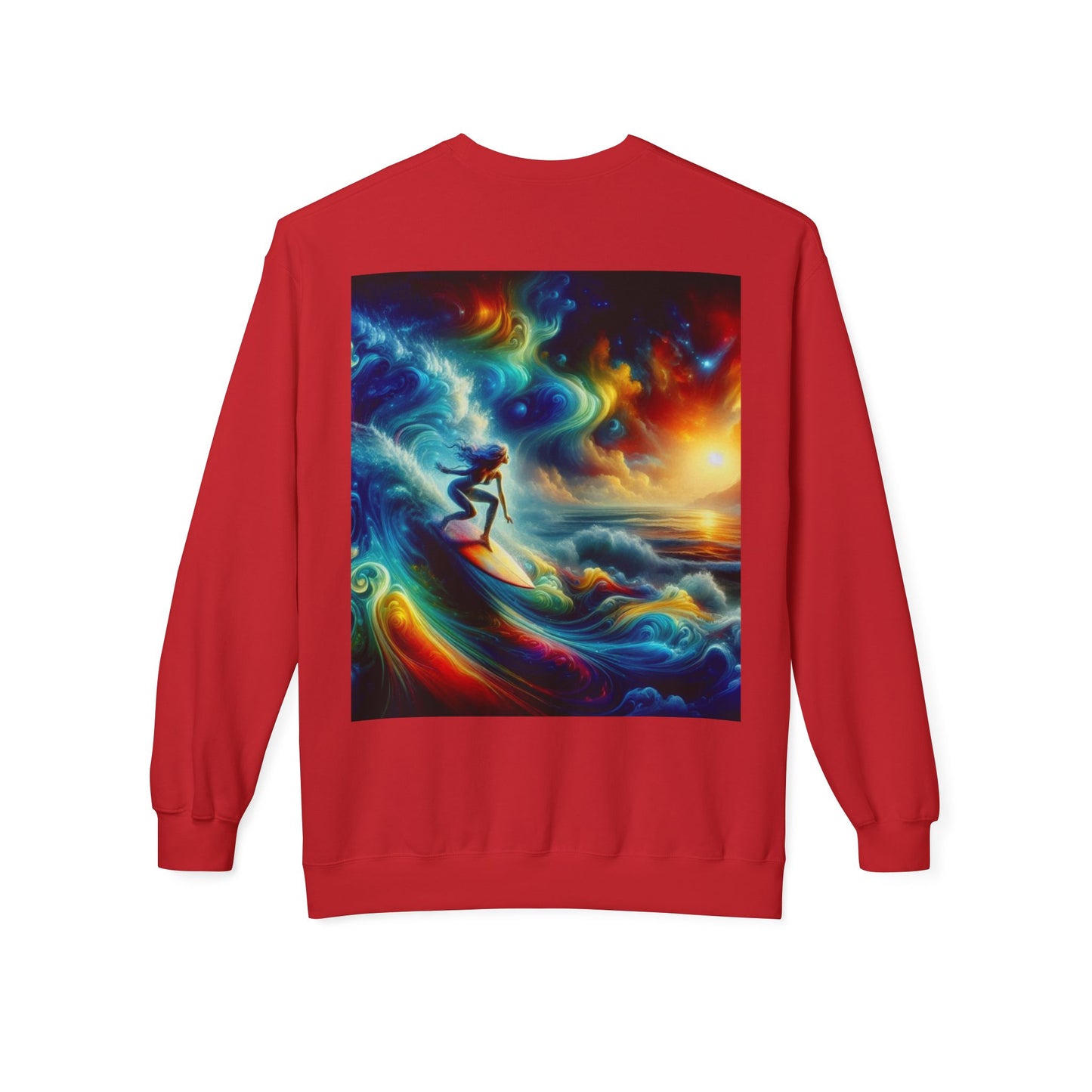 Juicy Clams Unisex Midweight Fleece Crewneck Sweatshirt (D035)