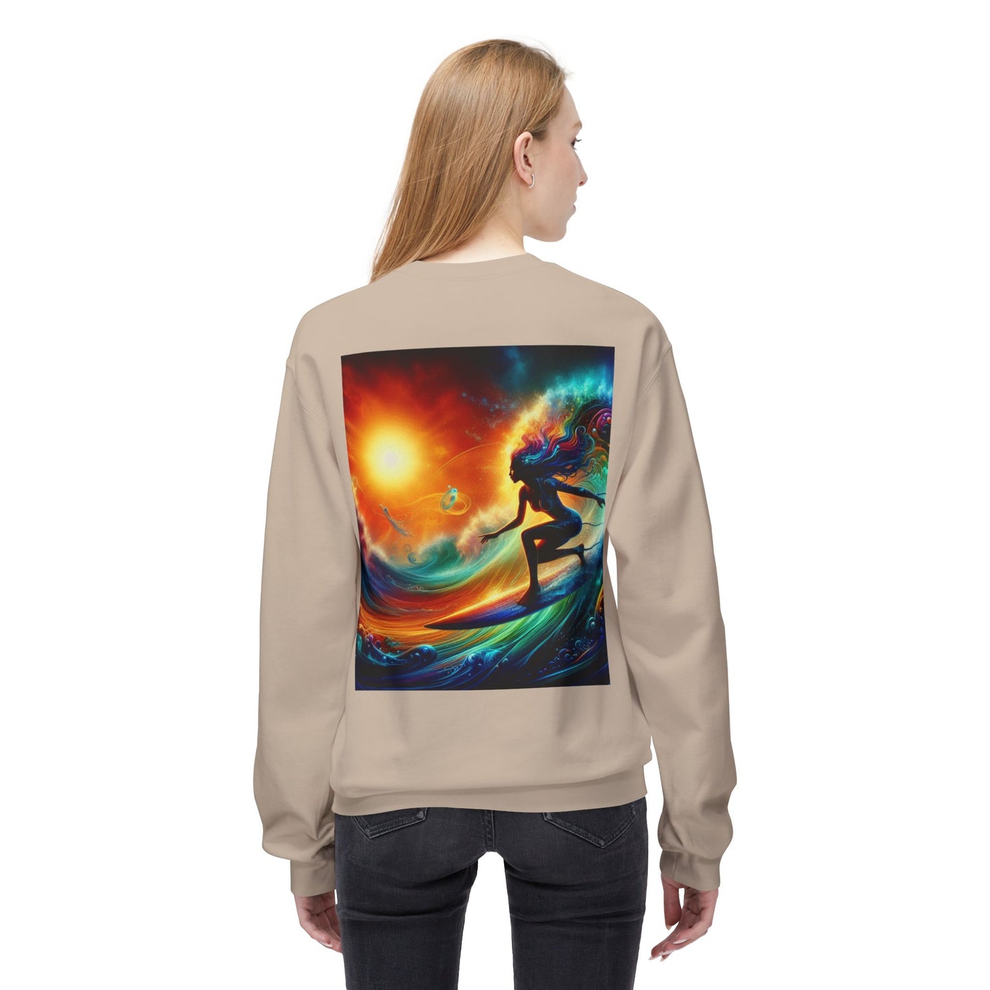 Juicy Clams Unisex Midweight Fleece Crewneck Sweatshirt (D033)