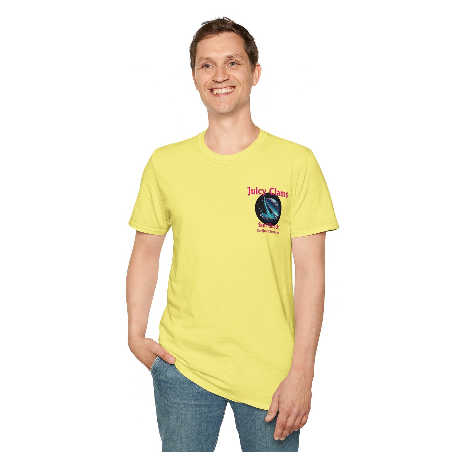 Juicy Clams Unisex Logo T-Shirt (L010)