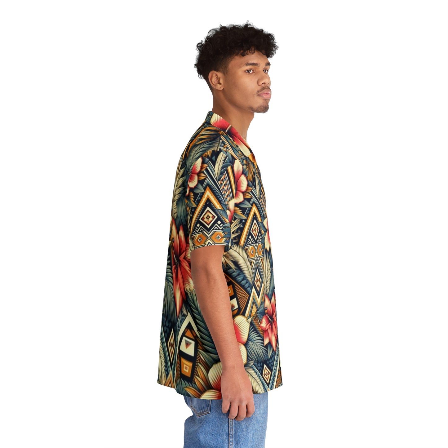 Juicy Clams Men's Hawaiian Shirt (1014)