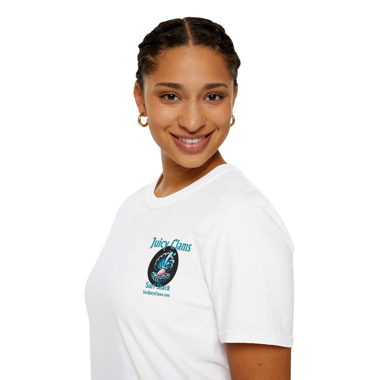 Juicy Clams Unisex Logo T-Shirt (L004)