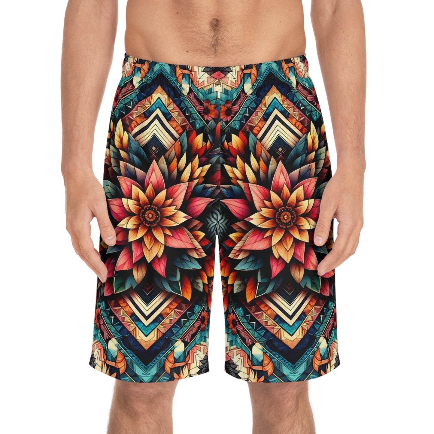 Juicy Clams Men's Board Shorts (H040)