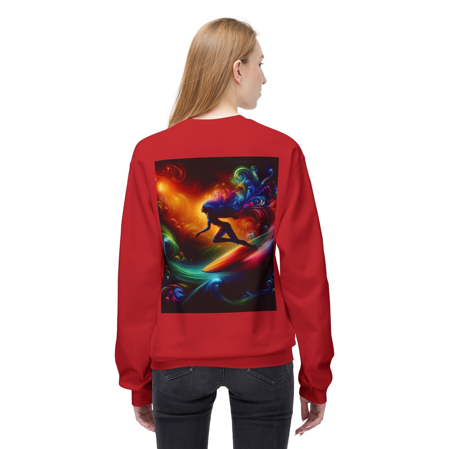 Juicy Clams Unisex Midweight Fleece Crewneck Sweatshirt (D011)