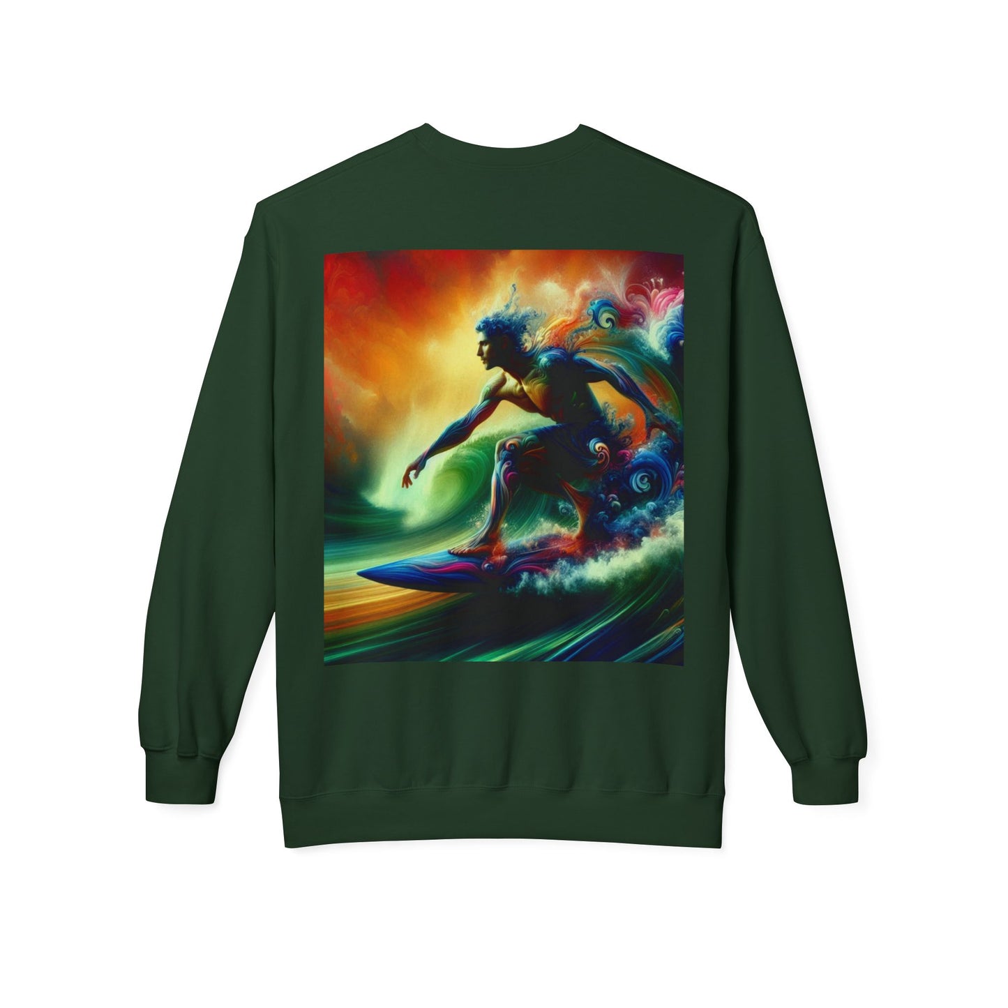 Juicy Clams Unisex Midweight Fleece Crewneck Sweatshirt (D047)