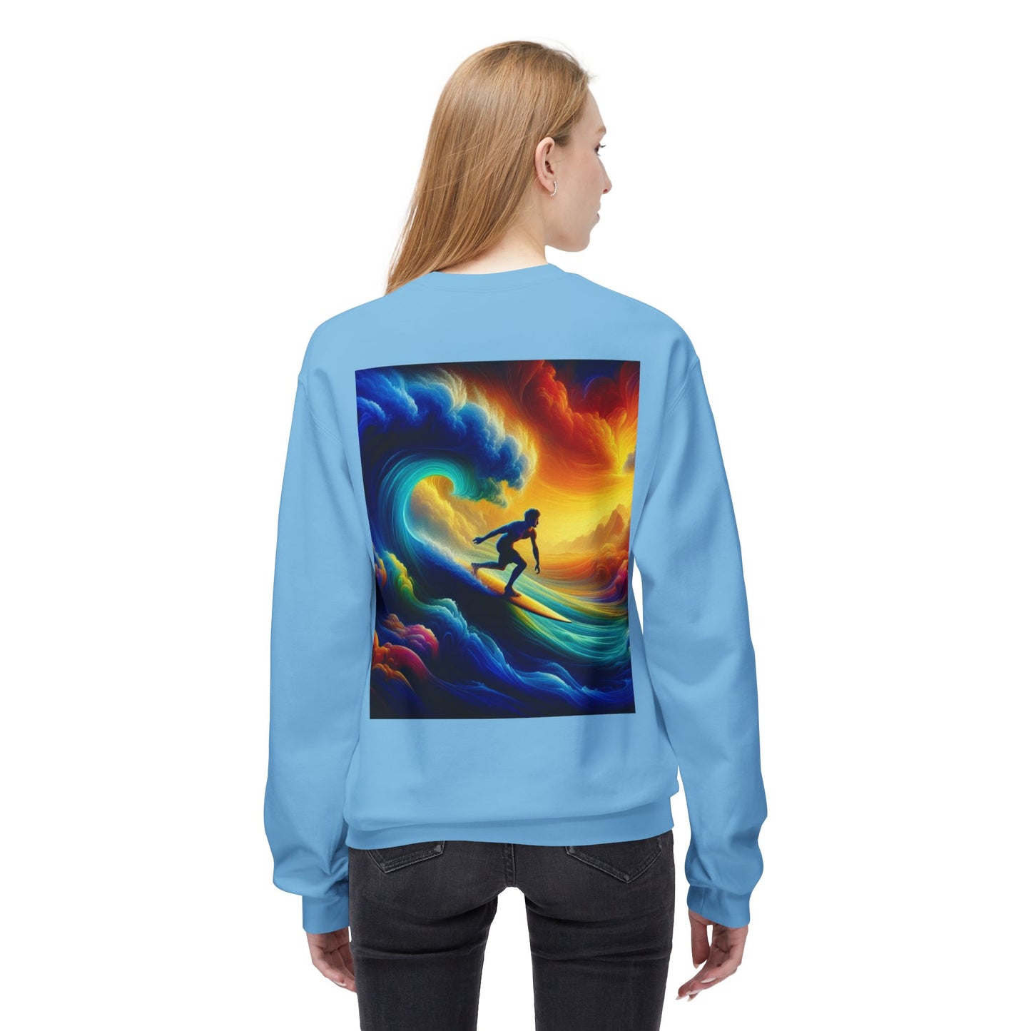 Juicy Clams Unisex Midweight Fleece Crewneck Sweatshirt (D014)