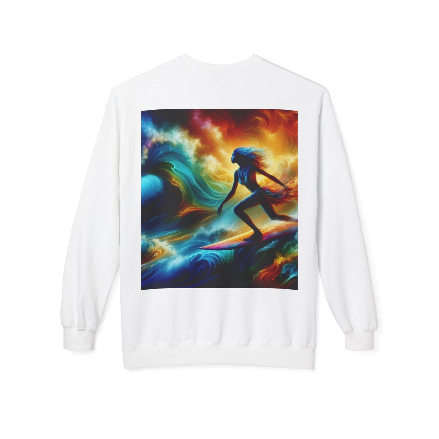 Juicy Clams Unisex Midweight Fleece Crewneck Sweatshirt (D018)