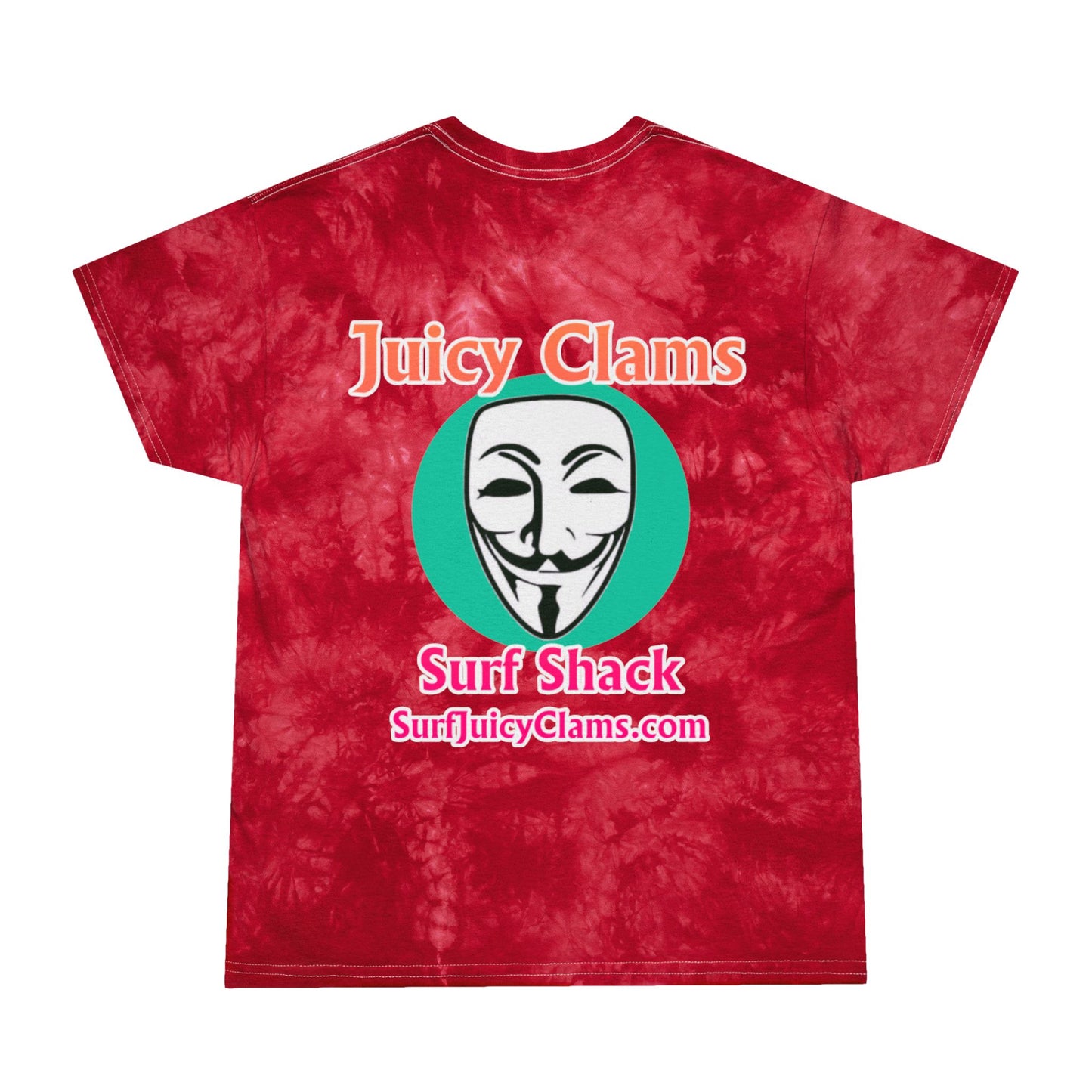 Juicy Clams Unisex Logo Crystal Tie-Dye T-Shirt (A009)