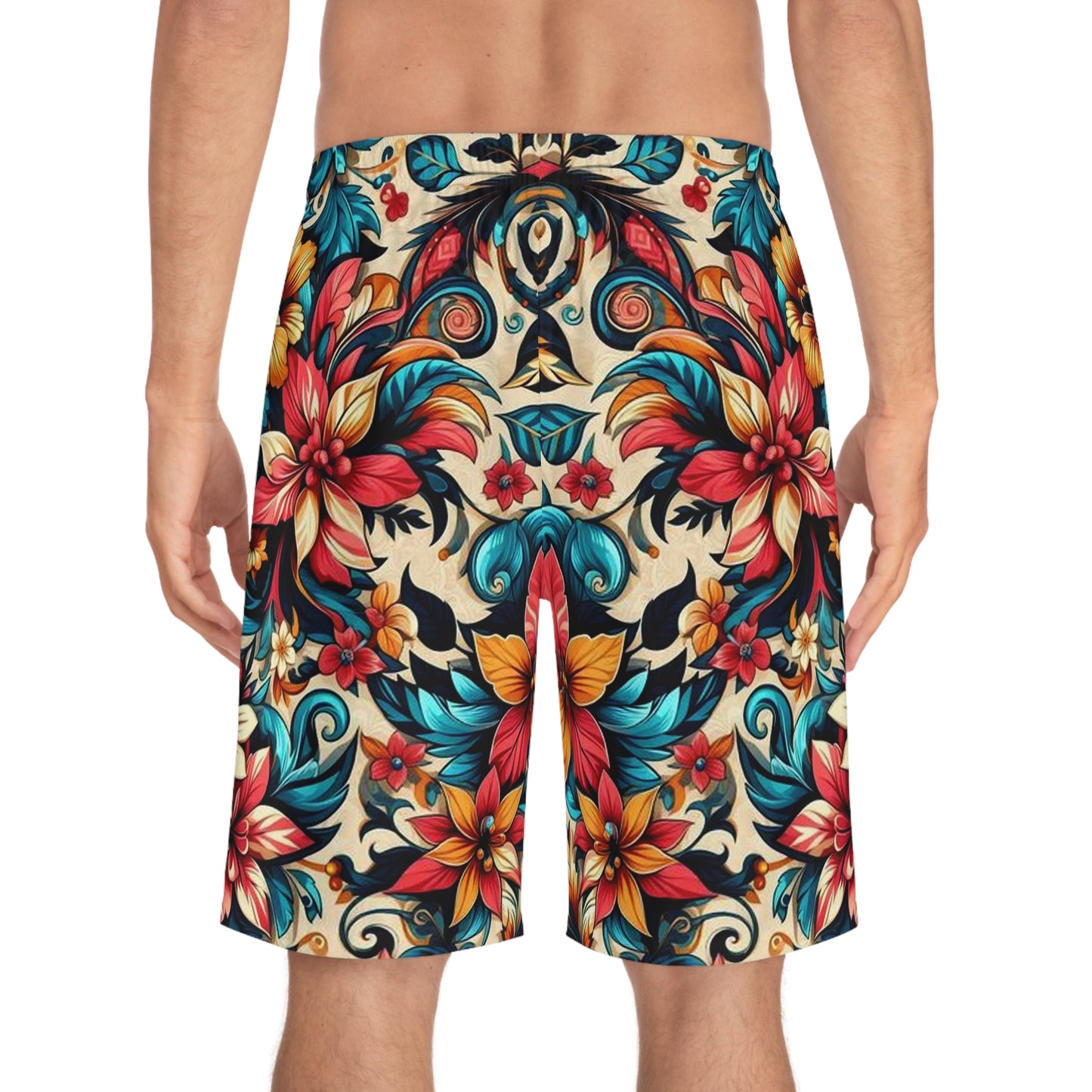 Juicy Clams Men's Board Shorts (H057)
