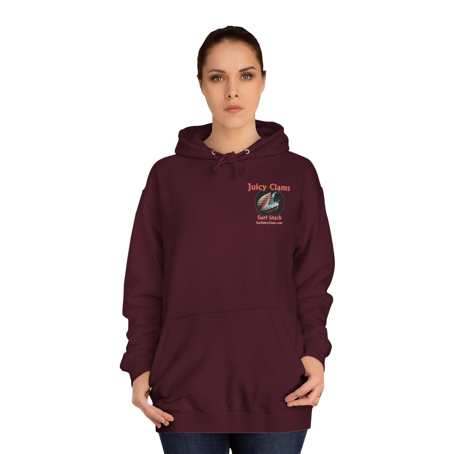 Juicy Clams Unisex College Hoodie (A011)