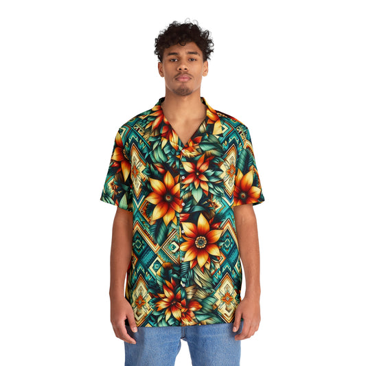 Juicy Clams Men's Hawaiian Shirt (1027)
