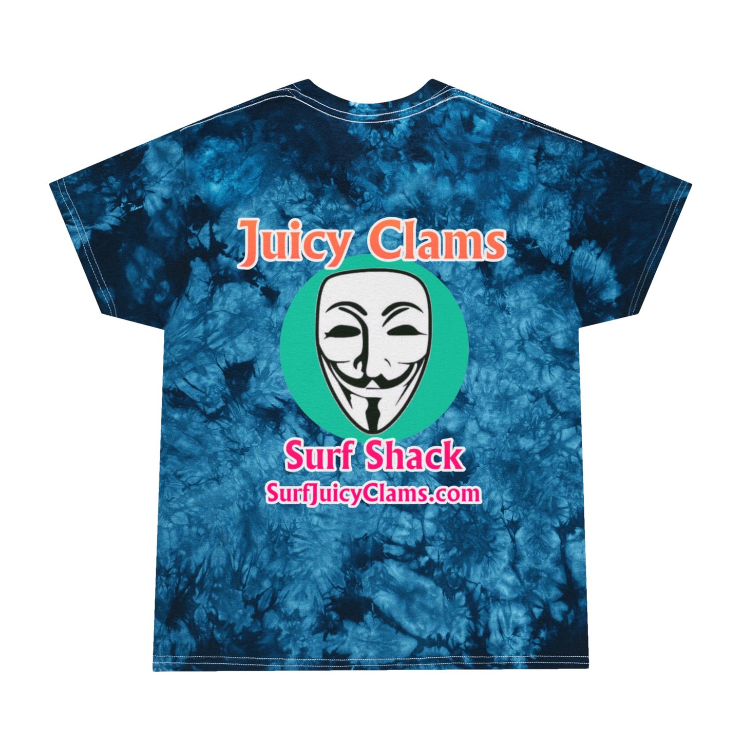 Juicy Clams Unisex Logo Crystal Tie-Dye T-Shirt (A009)