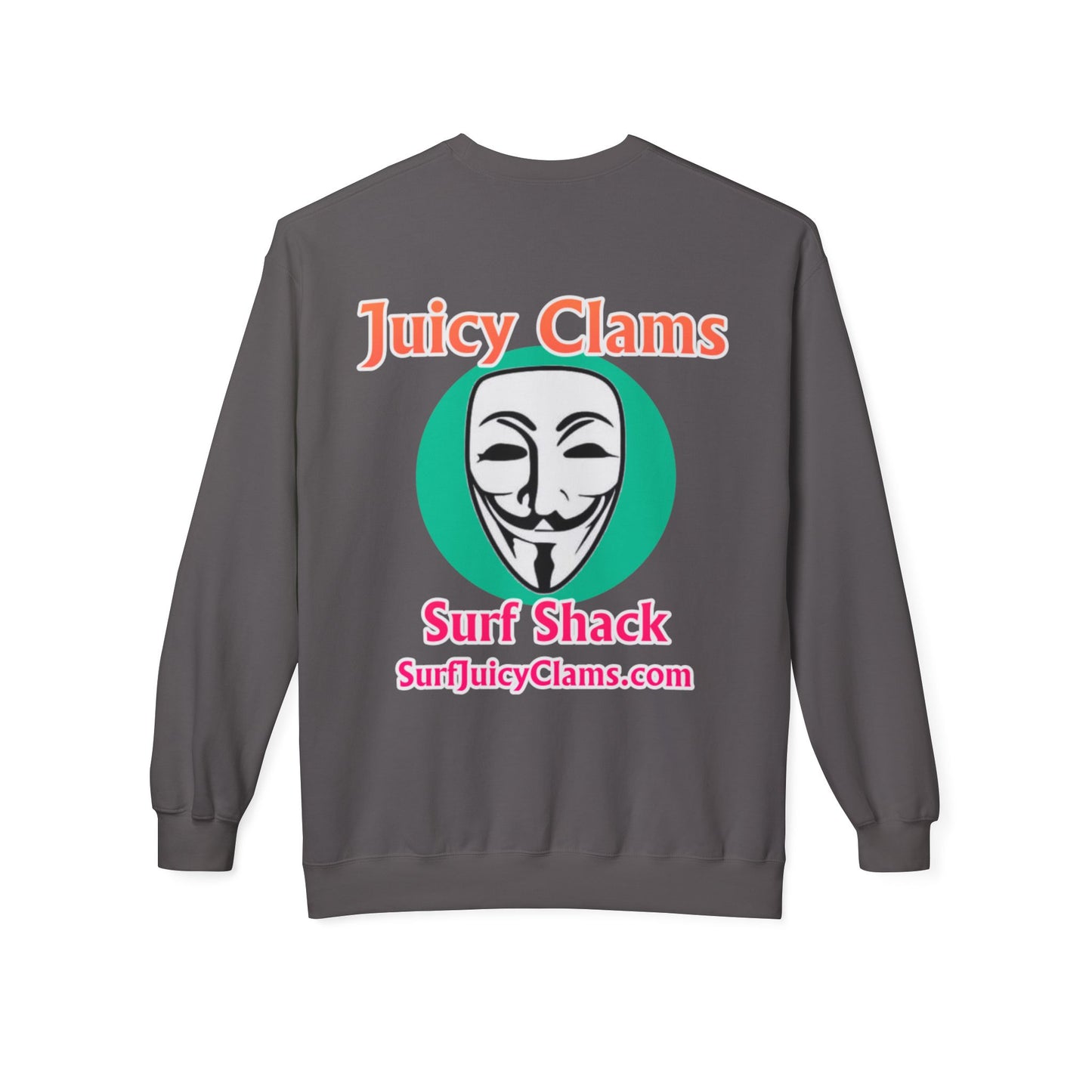 Juicy Clams Unisex Midweight Fleece Crewneck Sweatshirt (L030)