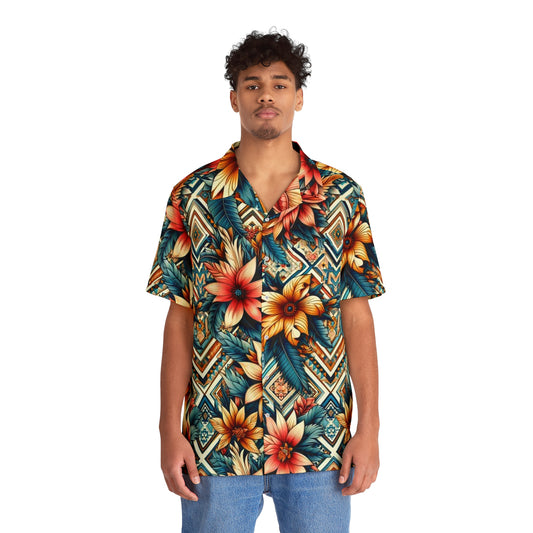Juicy Clams Men's Hawaiian Shirt (1117)