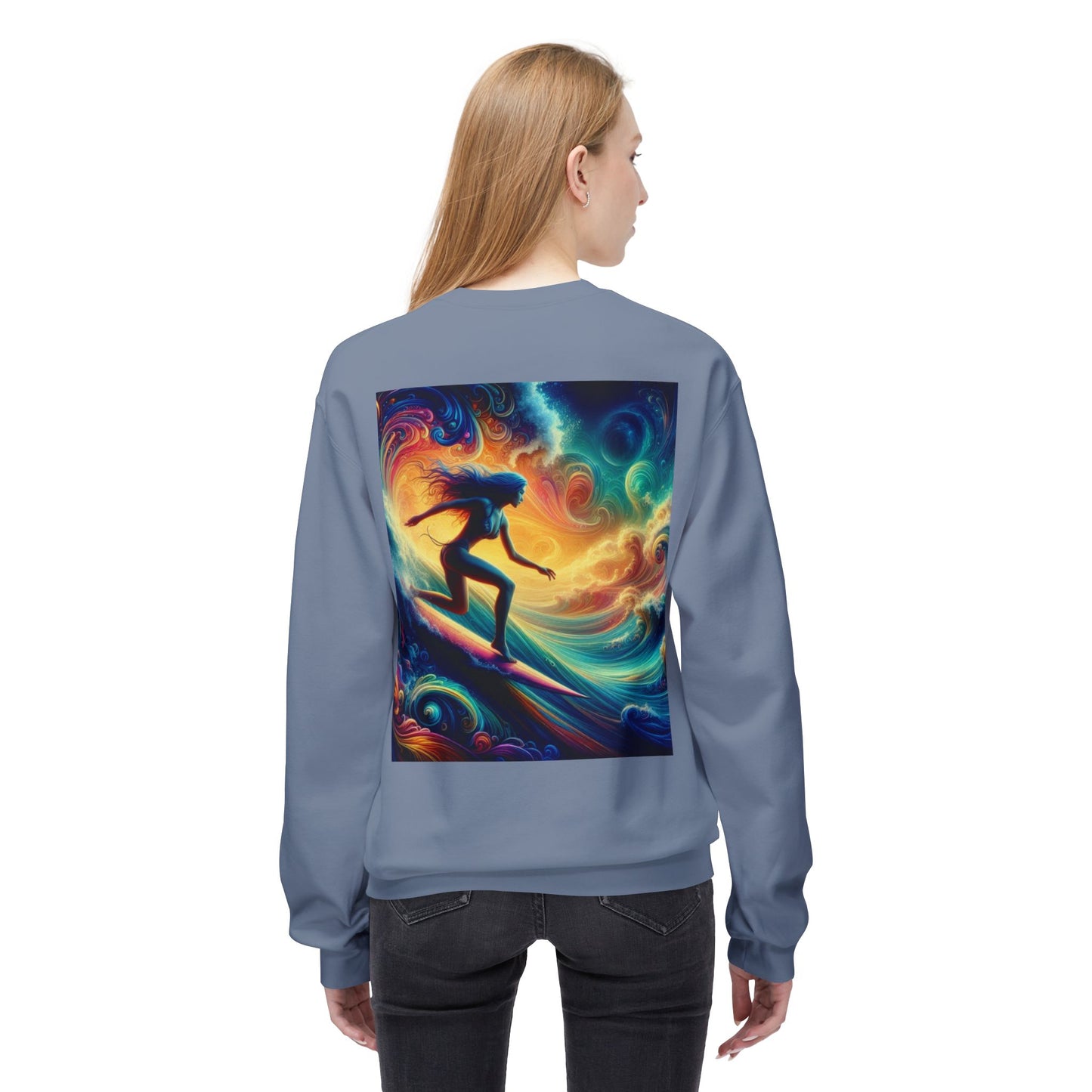 Juicy Clams Unisex Midweight Fleece Crewneck Sweatshirt (D026)