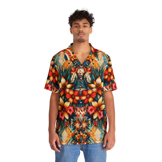 Juicy Clams Men's Hawaiian Shirt (1034)