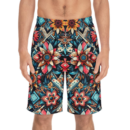 Juicy Clams Men's Board Shorts (H041)