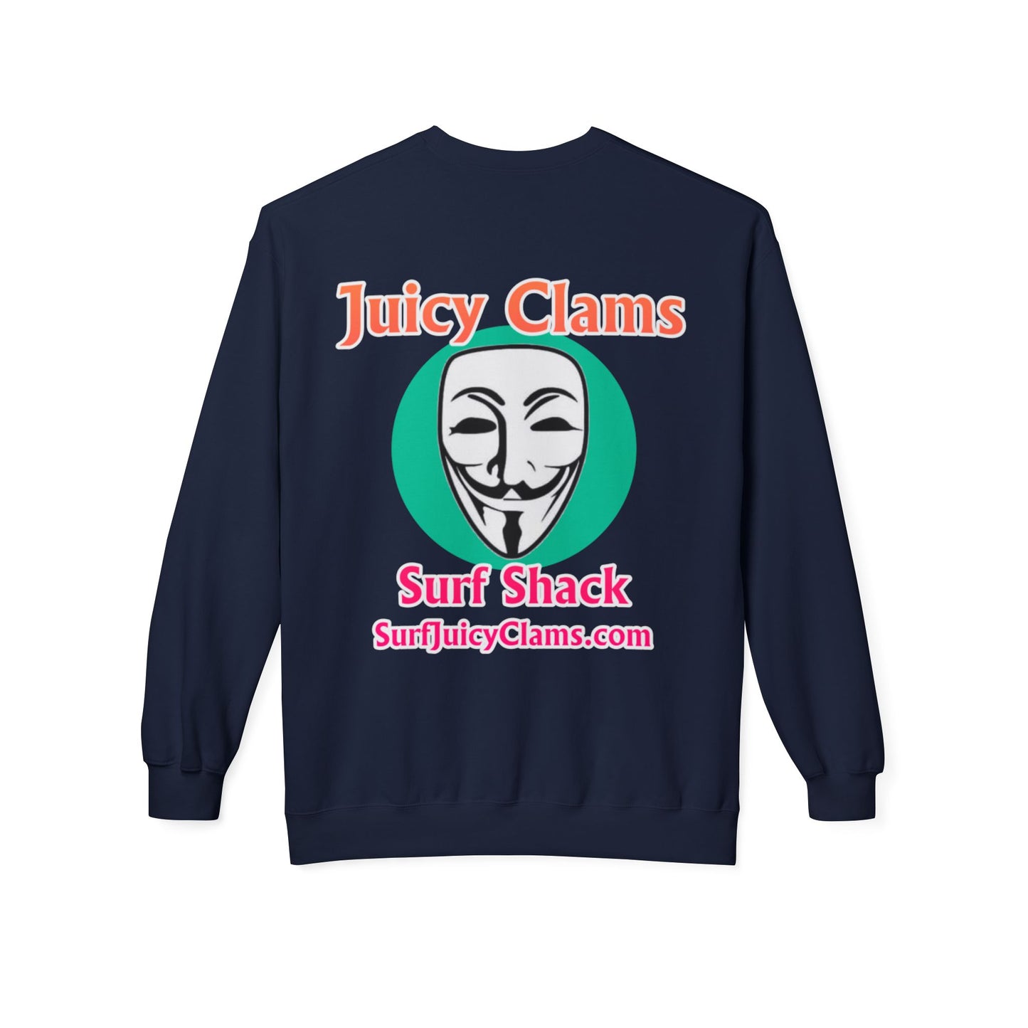 Juicy Clams Unisex Midweight Fleece Crewneck Sweatshirt (L030)