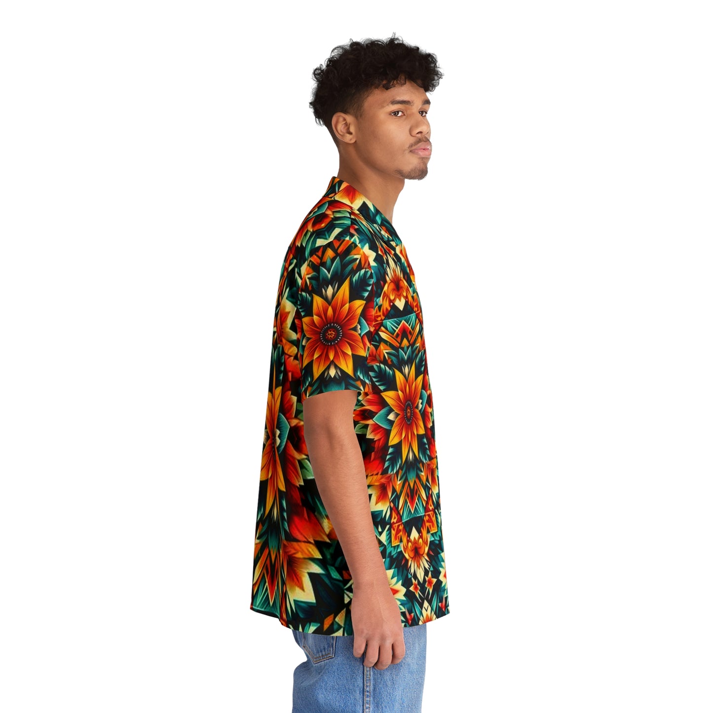 Juicy Clams Men's Hawaiian Shirt (1006)