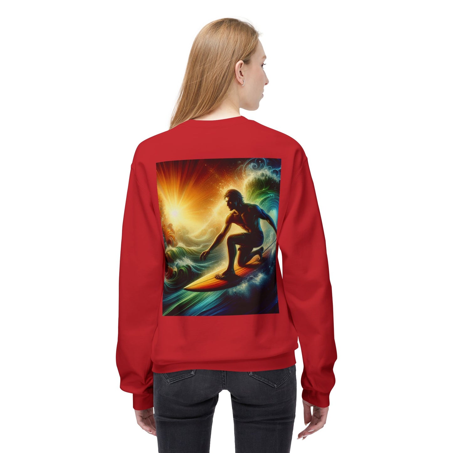 Juicy Clams Unisex Midweight Fleece Crewneck Sweatshirt (D045)