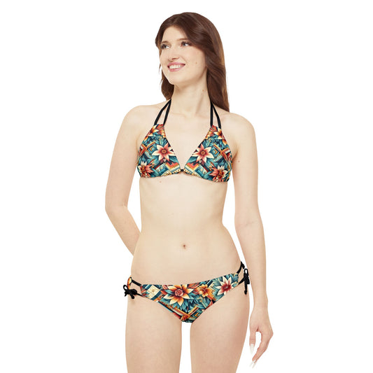 Juicy Clams Double Strap Bikini Set (1013)