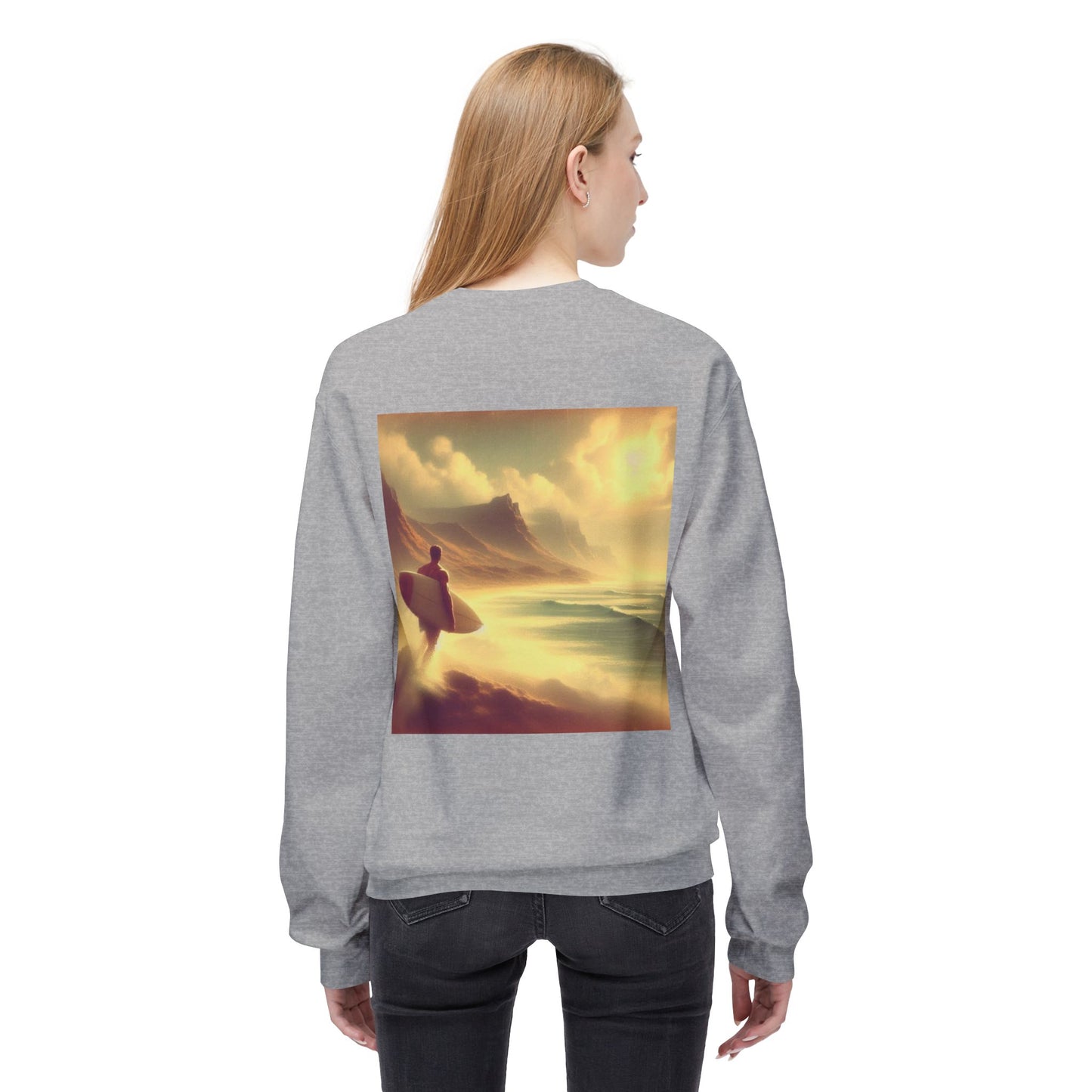 Juicy Clams Unisex Midweight Fleece Crewneck Sweatshirt (V047)