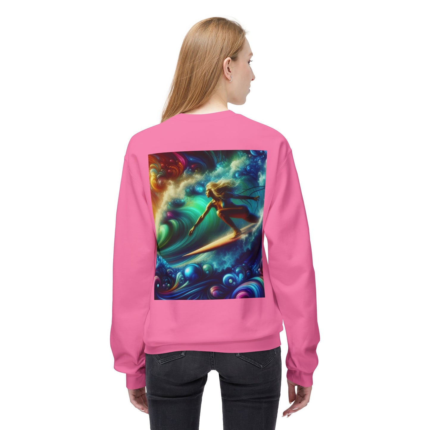 Juicy Clams Unisex Midweight Fleece Crewneck Sweatshirt (D010)