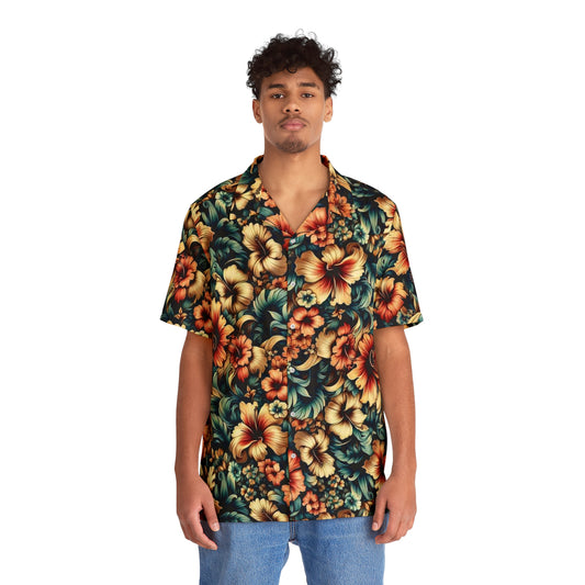 Juicy Clams Men's Hawaiian Shirt (1082)