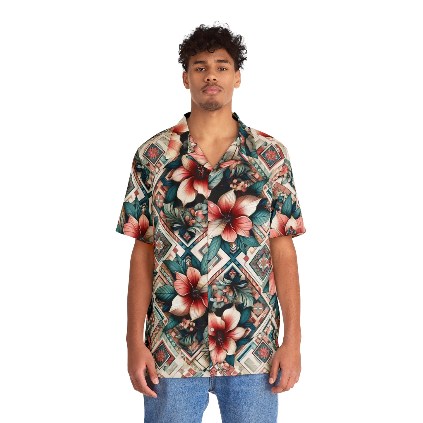 Juicy Clams Men's Hawaiian Shirt (H165)
