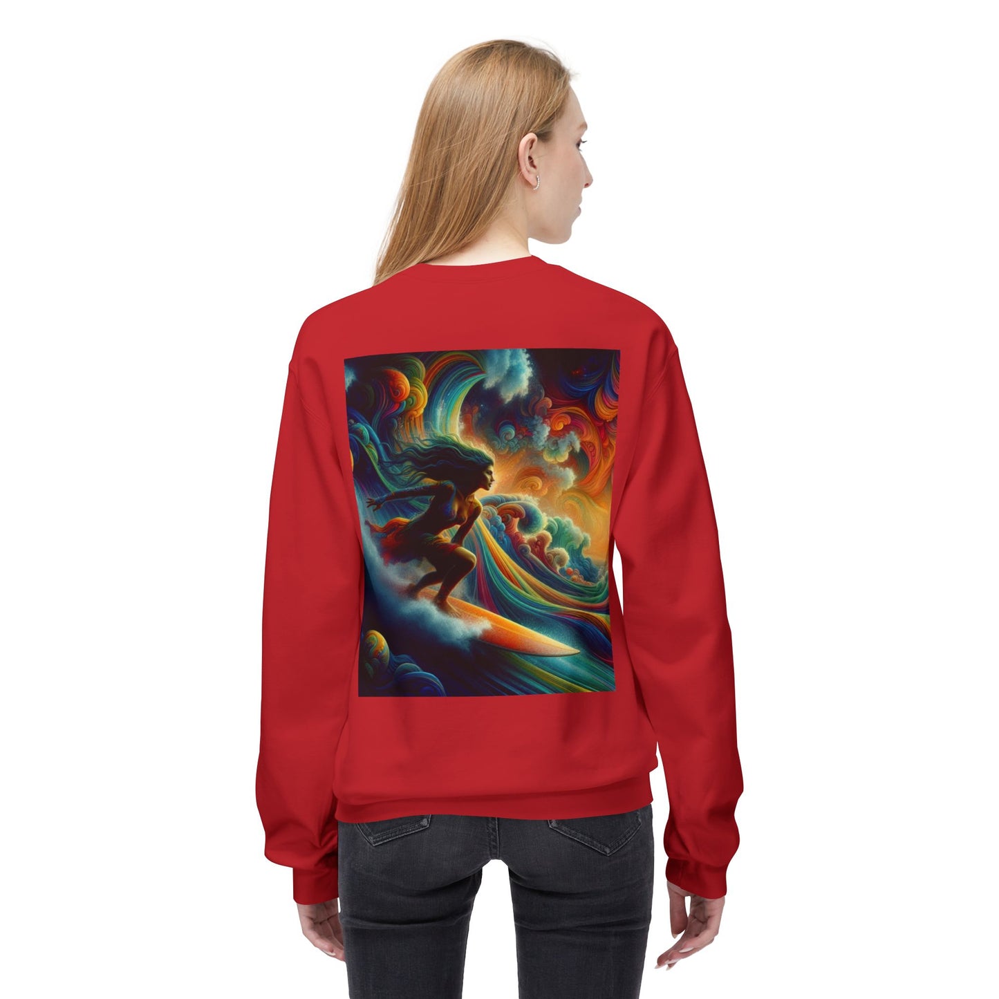 Juicy Clams Unisex Midweight Fleece Crewneck Sweatshirt (D016)