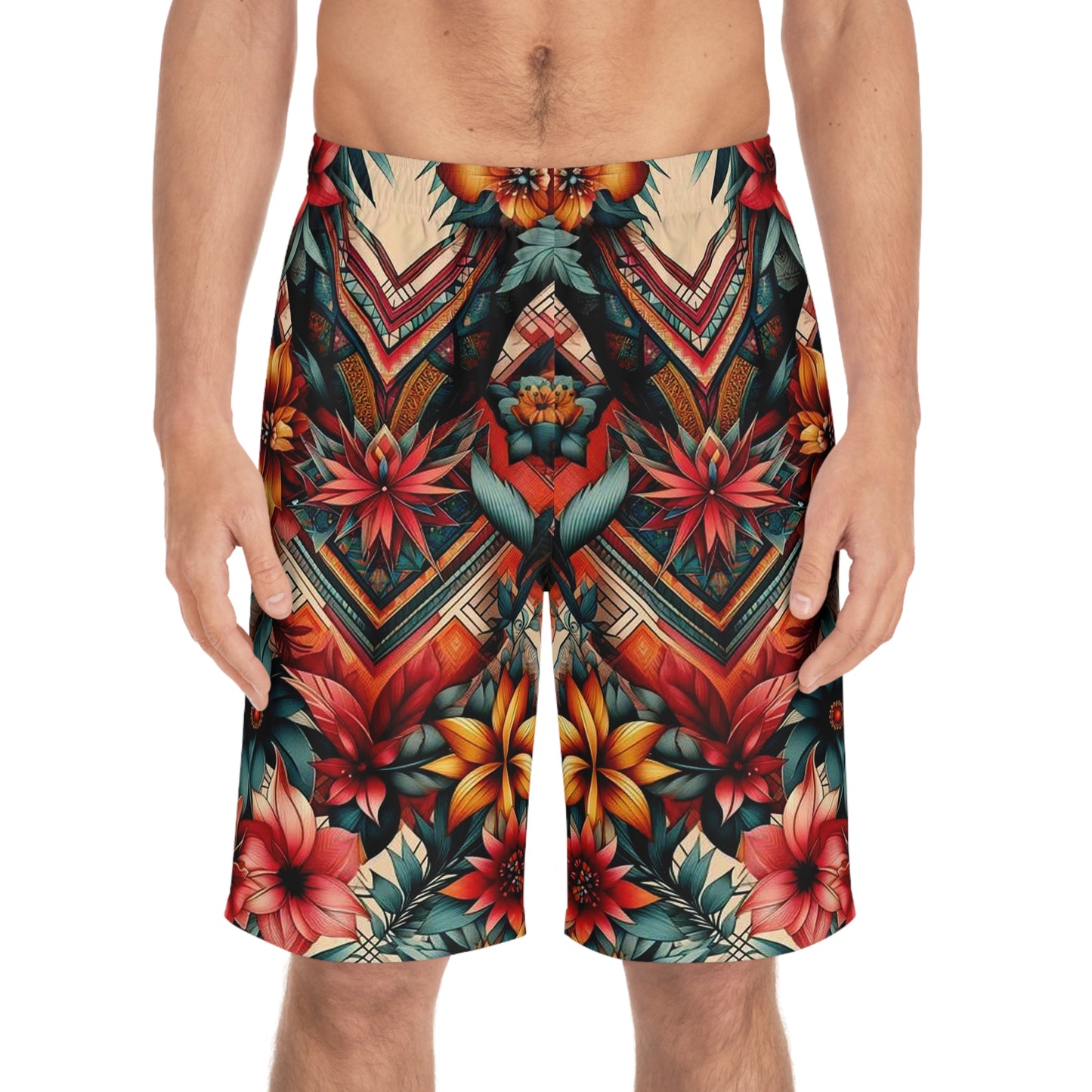 Juicy Clams Men's Board Shorts (H049)