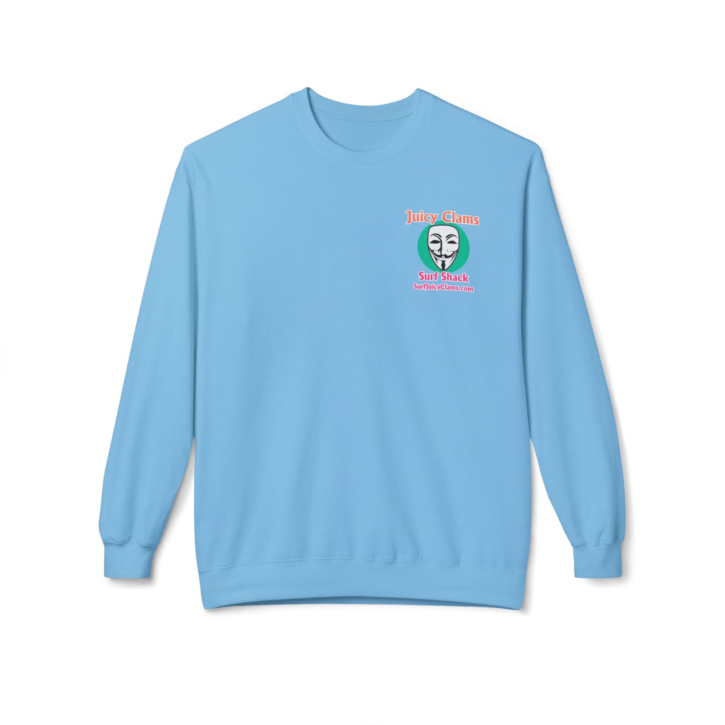 Juicy Clams Unisex Midweight Fleece Crewneck Sweatshirt (L030)