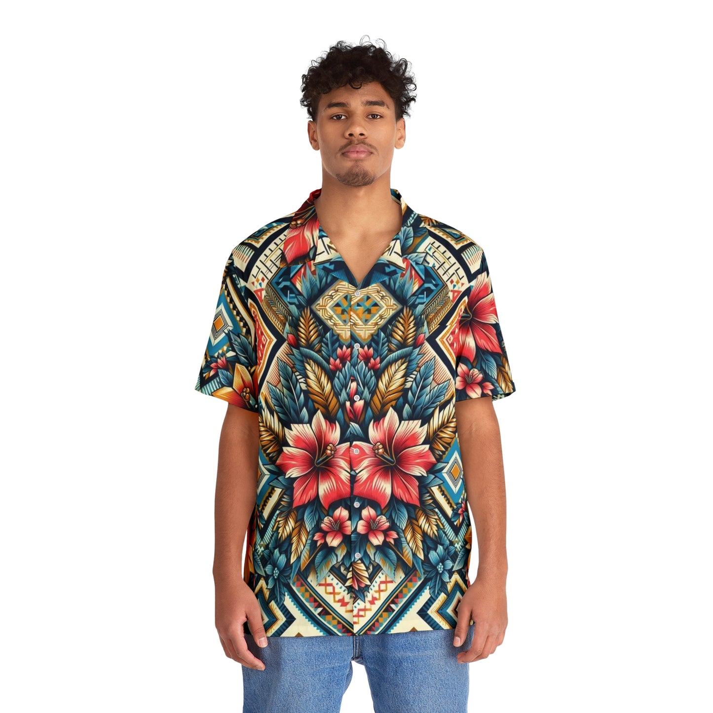 Juicy Clams Men's Hawaiian Shirt (1001)