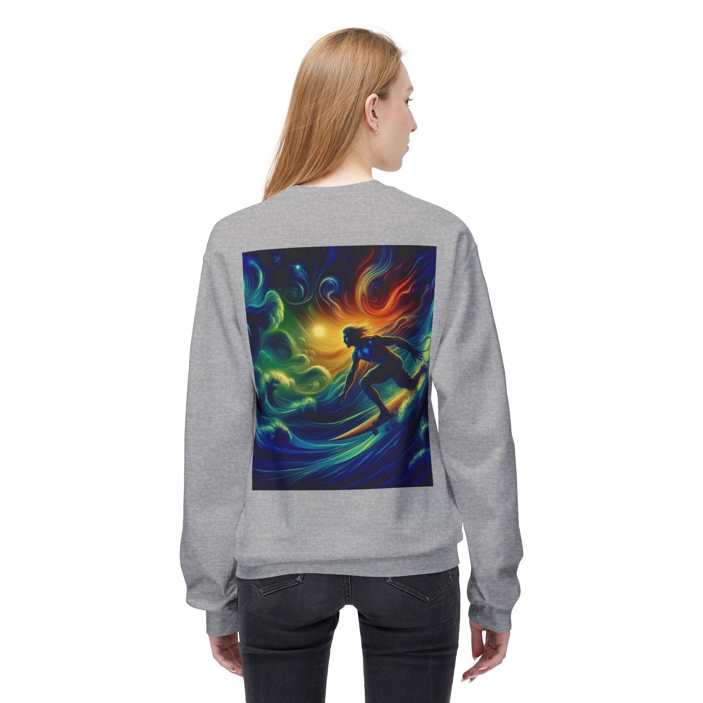 Juicy Clams Unisex Midweight Fleece Crewneck Sweatshirt (D028)