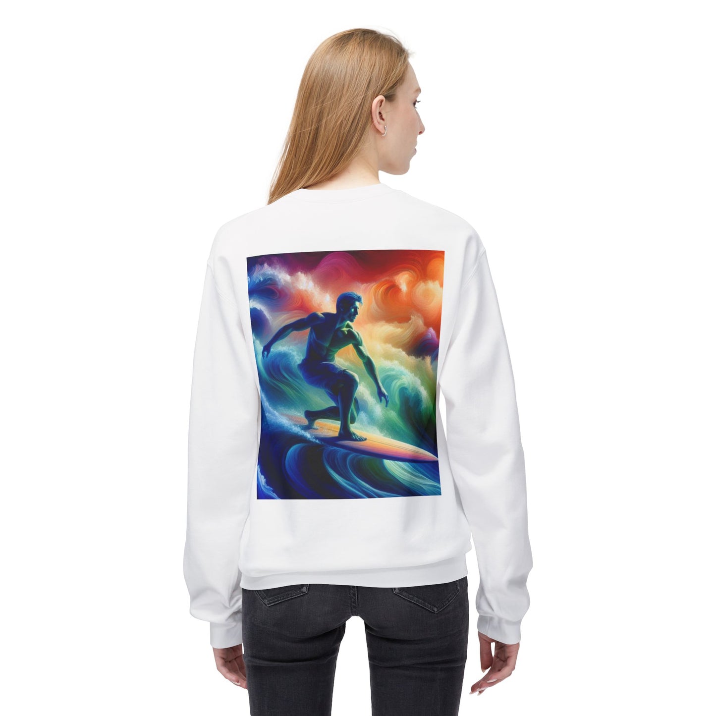 Juicy Clams Unisex Midweight Fleece Crewneck Sweatshirt (D015)