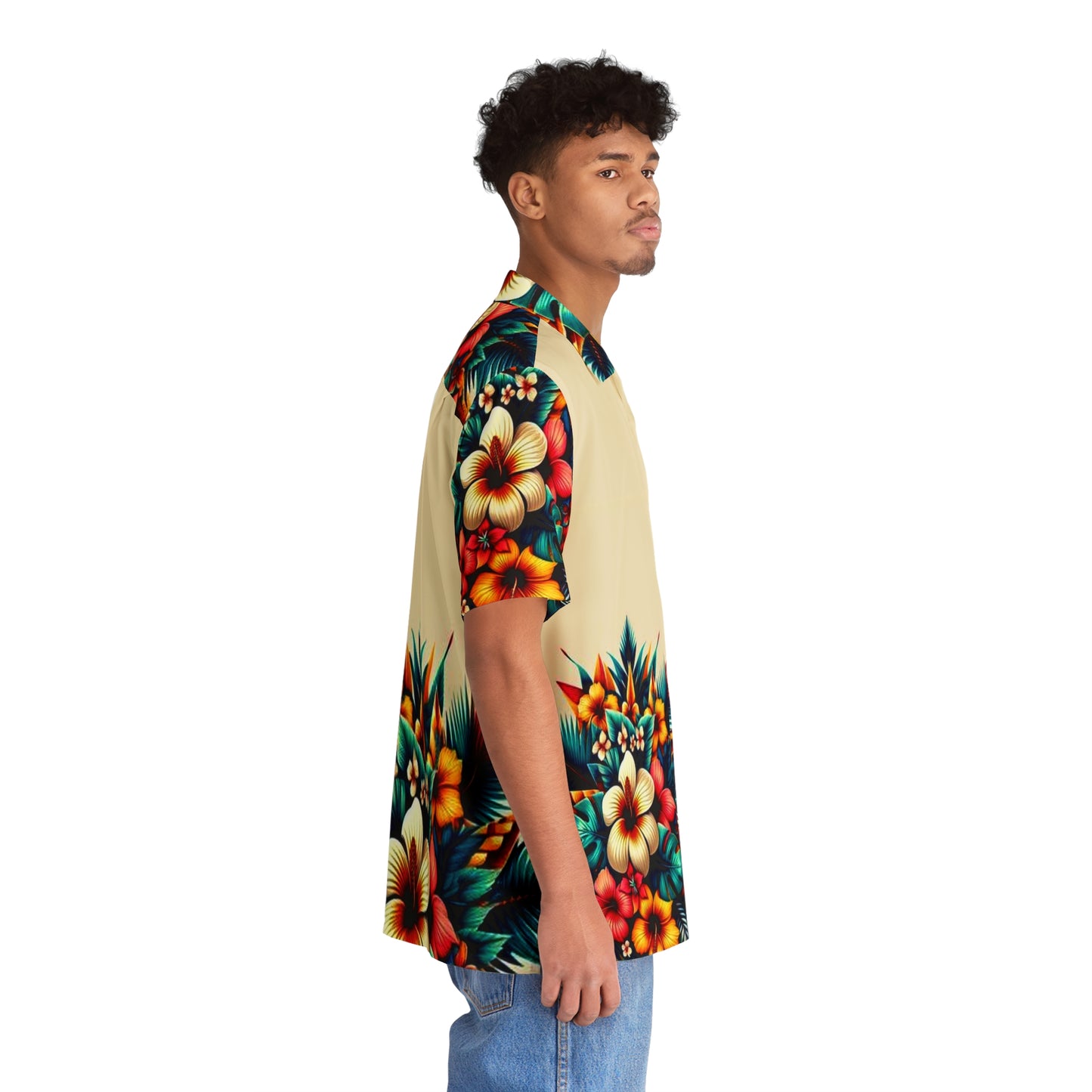 Juicy Clams Men's Hawaiian Shirt (1011)