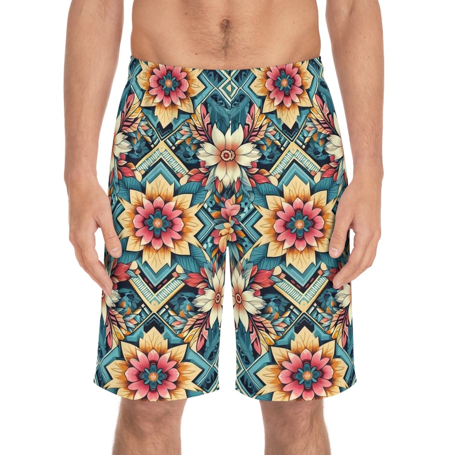 Juicy Clams Men's Board Shorts (1010)