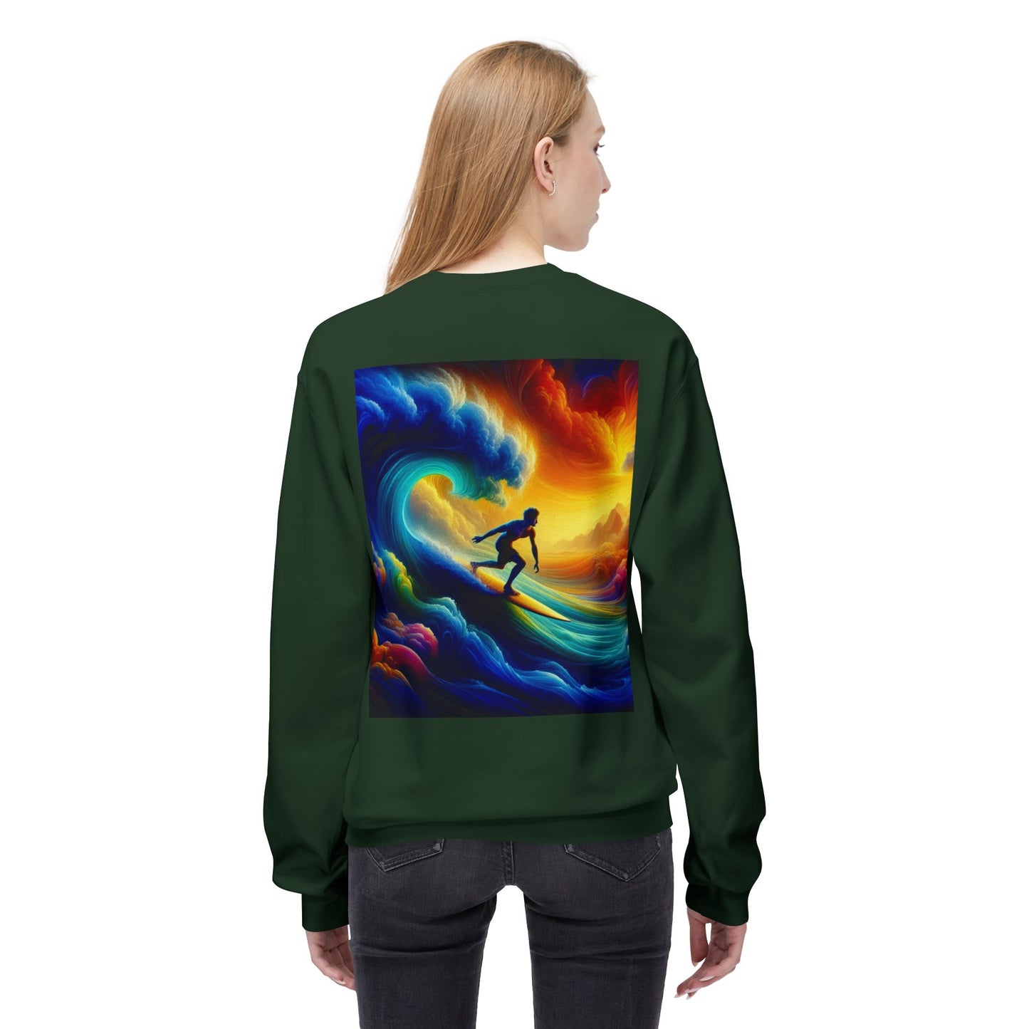 Juicy Clams Unisex Midweight Fleece Crewneck Sweatshirt (D014)