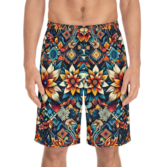Juicy Clams Men's Board Shorts (H033)