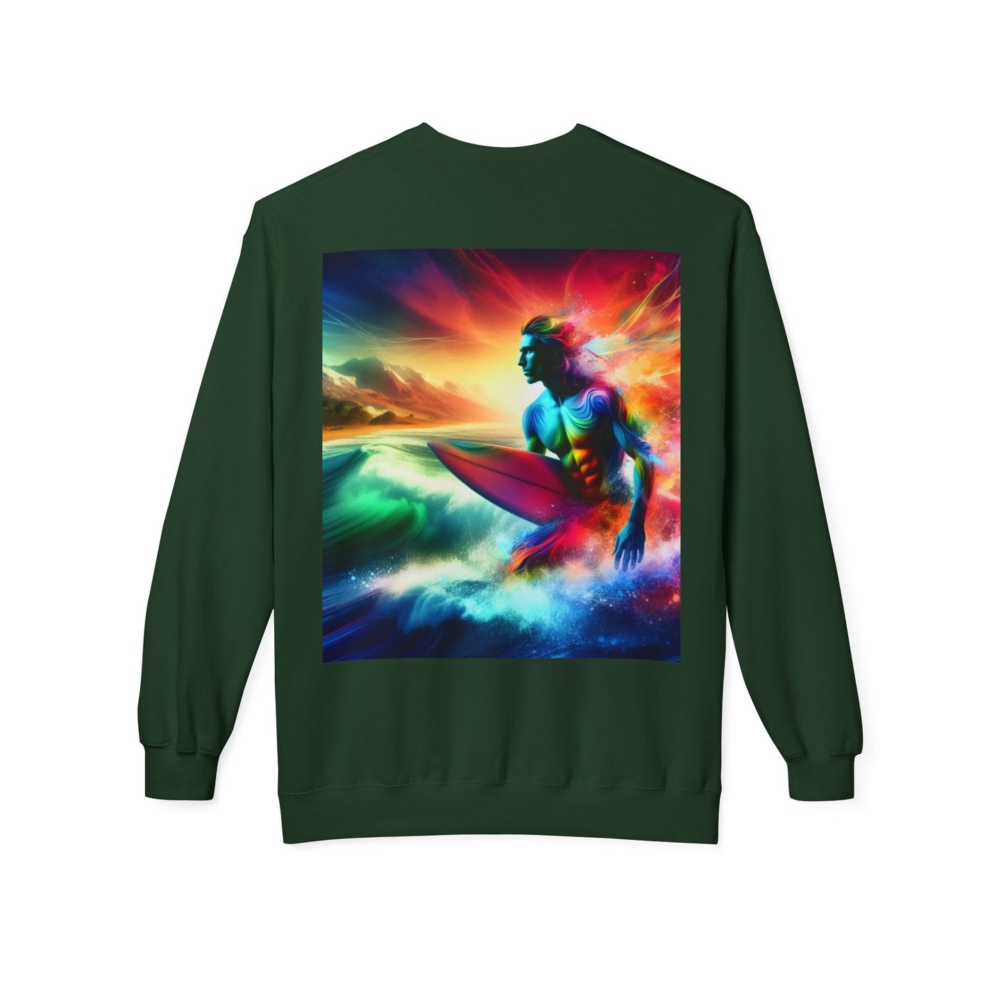 Juicy Clams Unisex Midweight Fleece Crewneck Sweatshirt (D002)