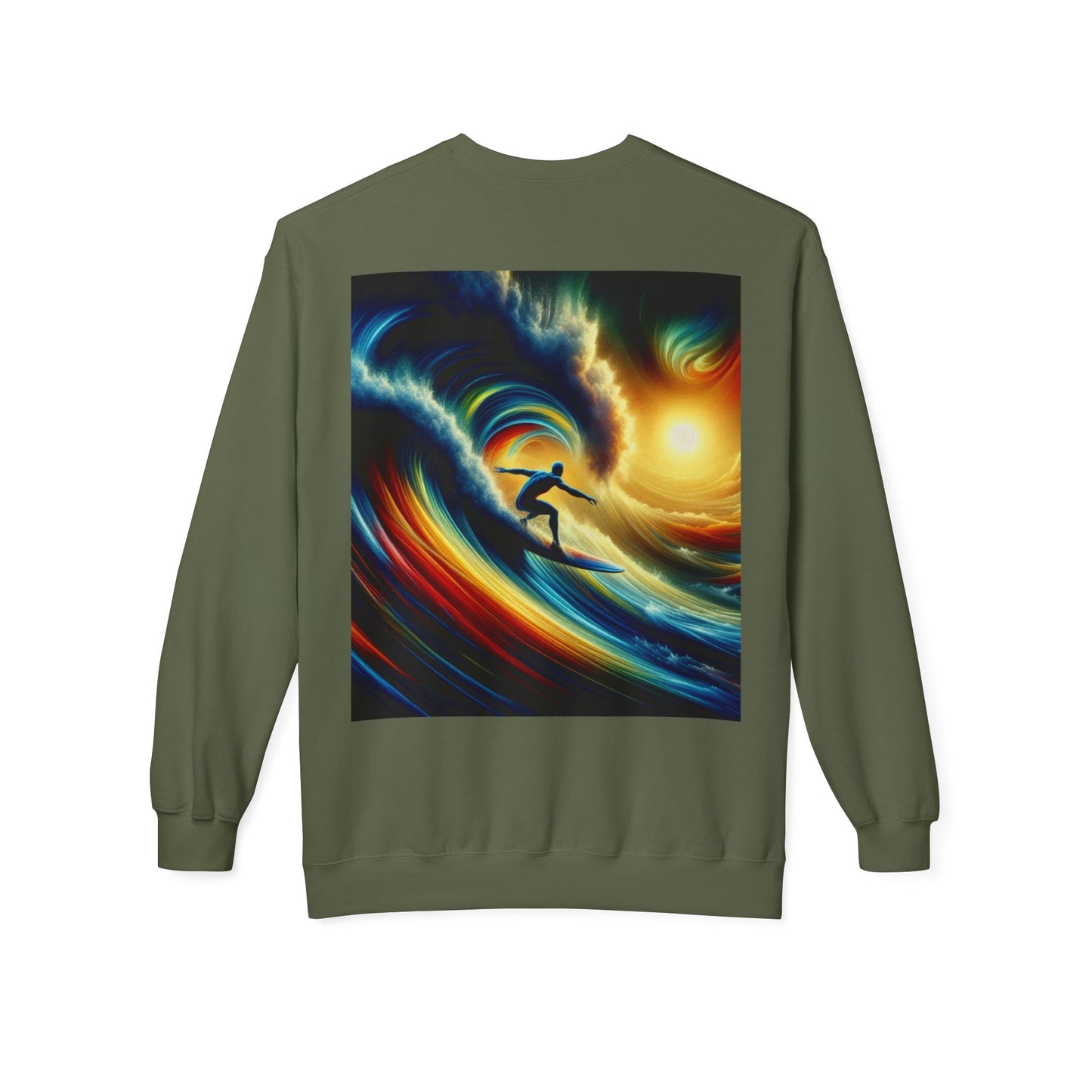 Juicy Clams Unisex Midweight Fleece Crewneck Sweatshirt (D023)