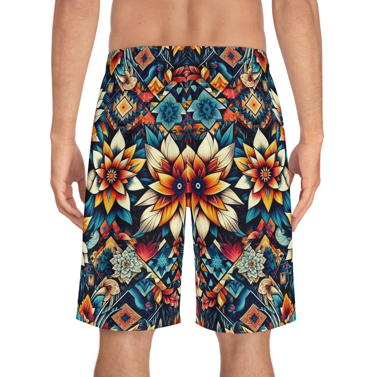 Juicy Clams Men's Board Shorts (H033)